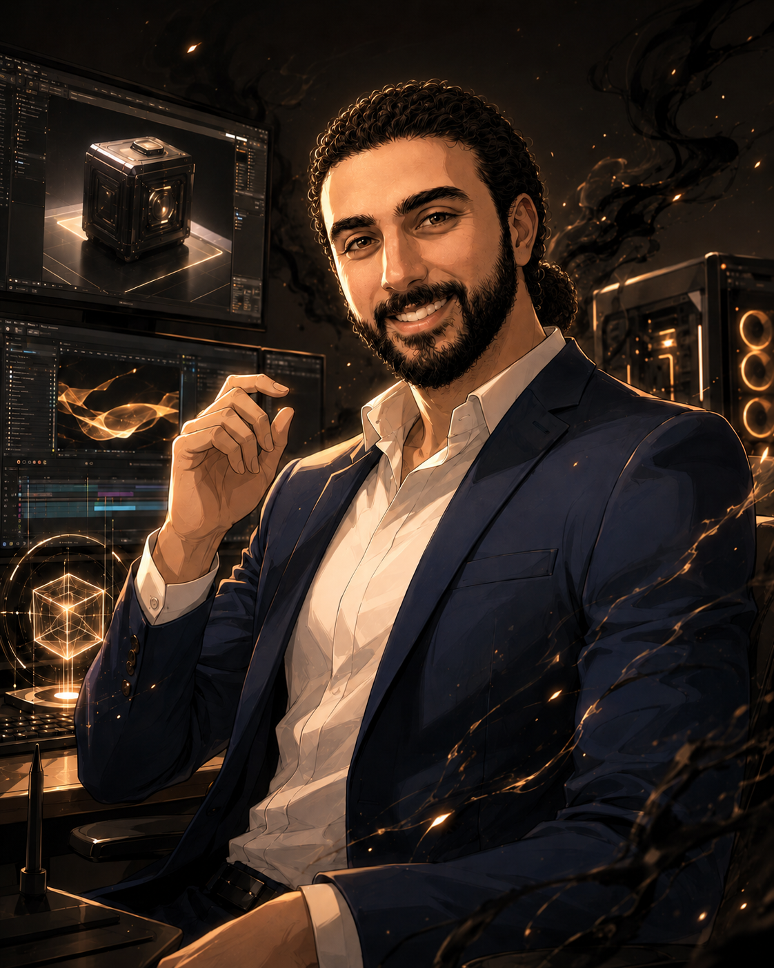 Portrait of Arz Abou Rached